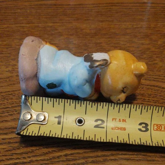 Vintage Teddy Bear Angel Figurine - Picture 5 of 5